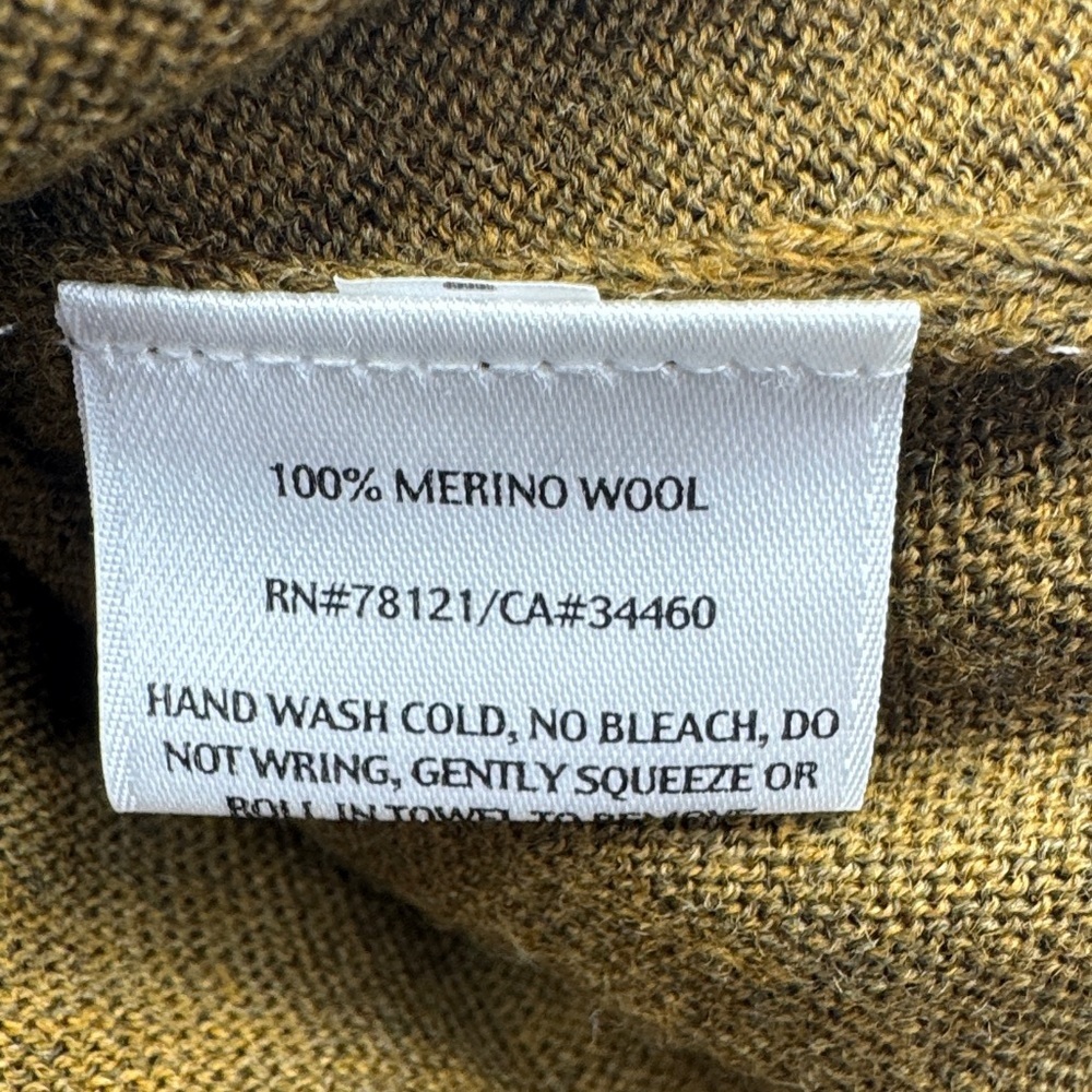 Eileen Fisher Olive Green Sweater dress - Crew Neck size Medium M long sleeve - Picture 5 of 6